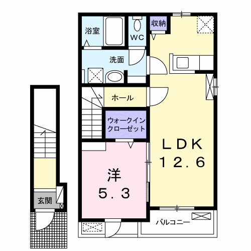 パルファン南落合02の間取り