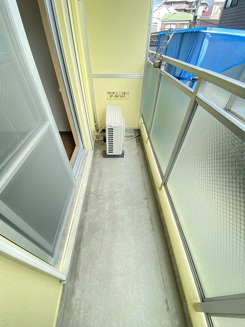 コンセール愛宕山のバルコニー