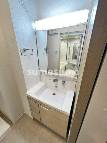 シャインⅡの洗面所|コンパクトで使いやすい洗面所