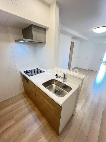 シャインⅡのキッチン|コンパクトなキッチンで掃除もラクラク