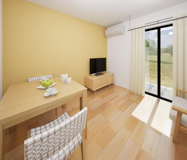 川崎市多摩区枡形６丁目のアパートの居間・リビング