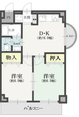 ビューライフ六甲の間取り