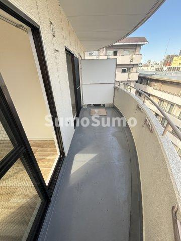 シャンクレール南堀江のバルコニー