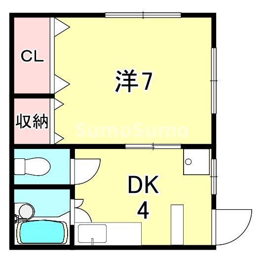 セジュール北町の間取り