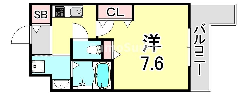 スプランディッド甲子園の間取り