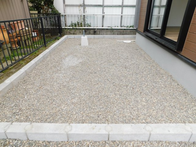 あま市篠田陰島の新築一戸建の庭|◇庭◇　　陽当たり良好な庭付き♪