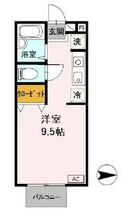 パセオ西芦屋の間取り