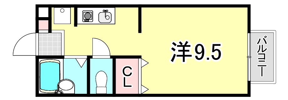 パセオ西芦屋の間取り