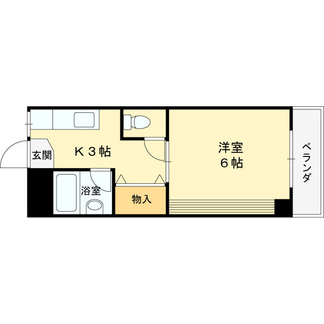 ハイツ南苑荘の間取り