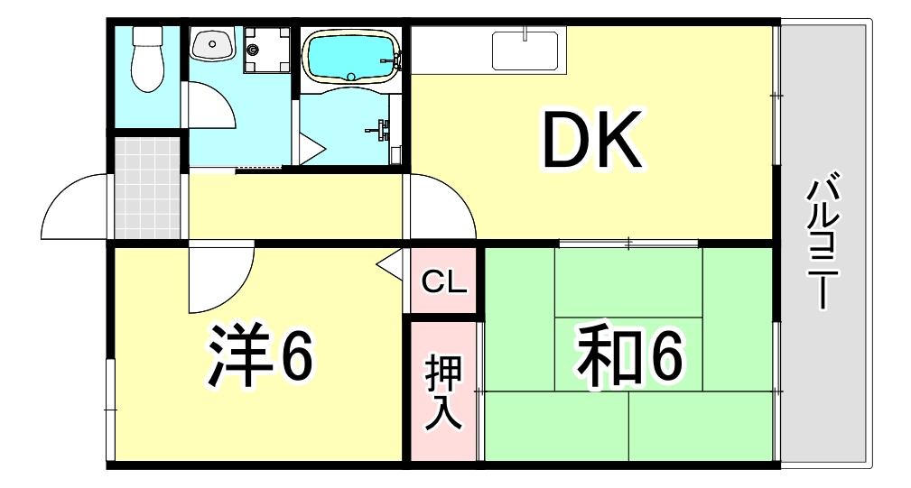 ハミング門戸の間取り