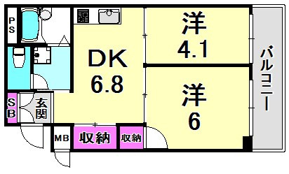 ハイコート甲子園の間取り