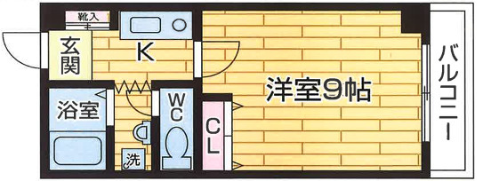 ハイツ細田の間取り