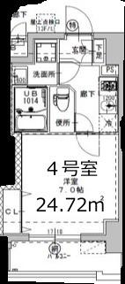 ミラージュパレス南堀江の間取り
