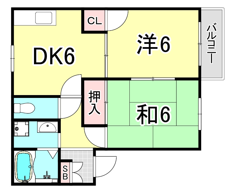 ファミール仁川IIの間取り