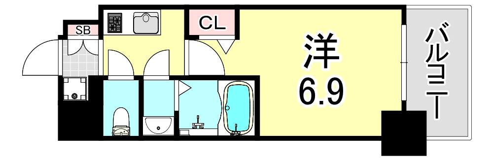 フォーリアライズ尼崎エランの間取り