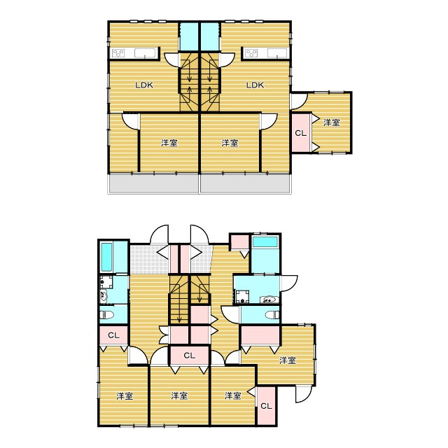 堀池４丁目戸建１棟貸しの間取り