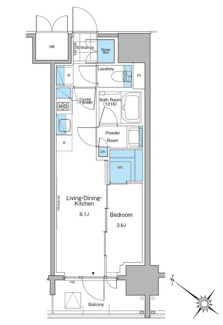 【間取り】 | ルフォンプログレ西大井プレミア