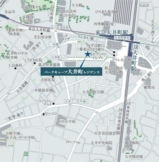 【地図】 | パークキューブ大井町レジデンス
