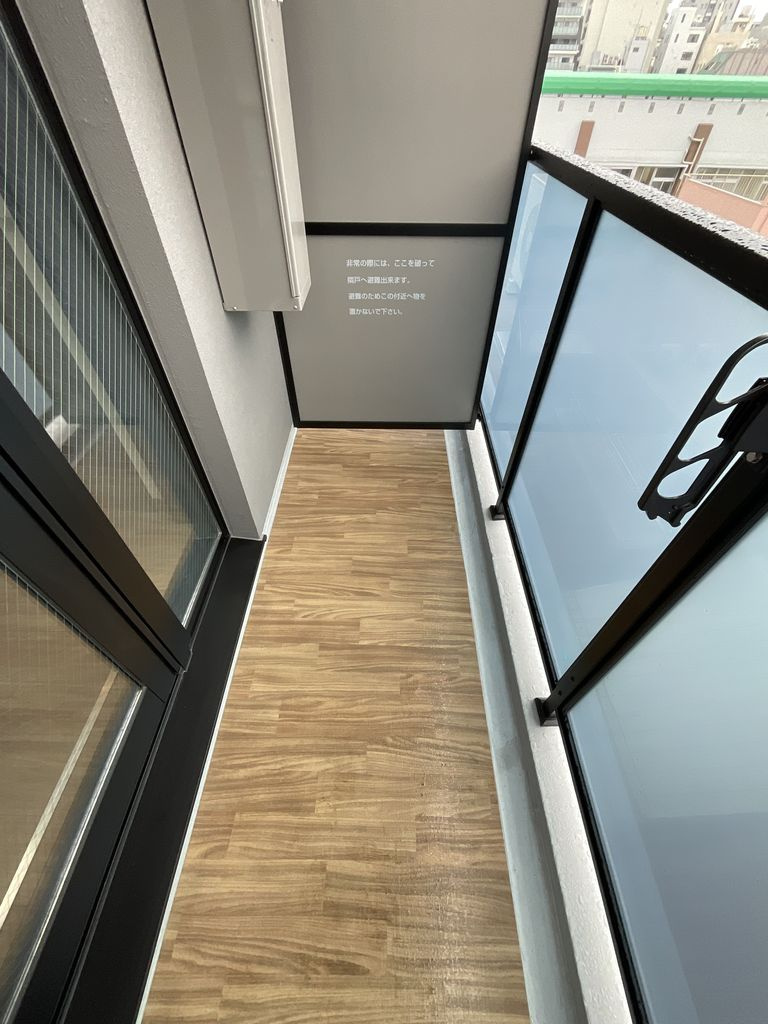 ＧＲＡＮ ＰＡＳＥＯ 浅草橋Ⅱのバルコニー