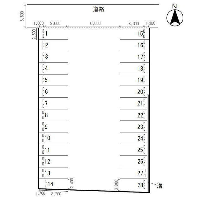 羽島郡岐南町八剣北５丁目の駐車場の間取り