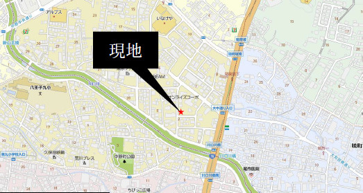 祝　成約済み　八王子　中野山王　中古戸建の地図|～仲介手数料無料☆八王子ひなた不動産～八王子中野山王　中古戸建