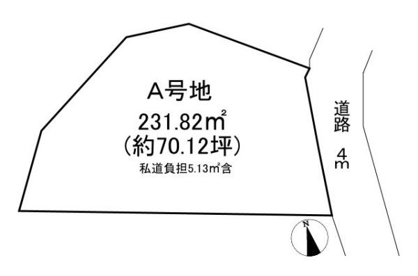 生駒市小明町の売地