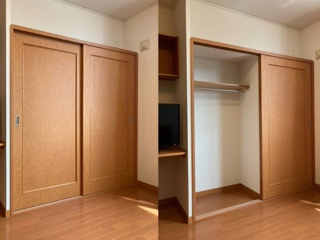 レオパレスステラの内装|クローゼット