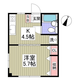 【間取り】 | 北新ムーンハイツ