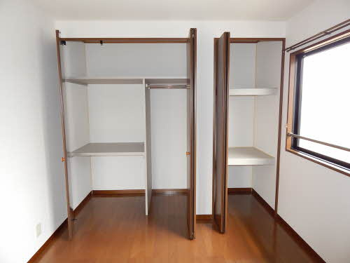 オーロラ・北野　C棟の収納|収納のためのスペースです