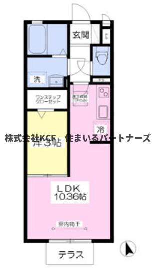 グリーンハイツKの間取り