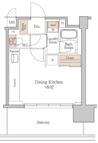 【間取り】 | ジオエント梅田北リバーフロント