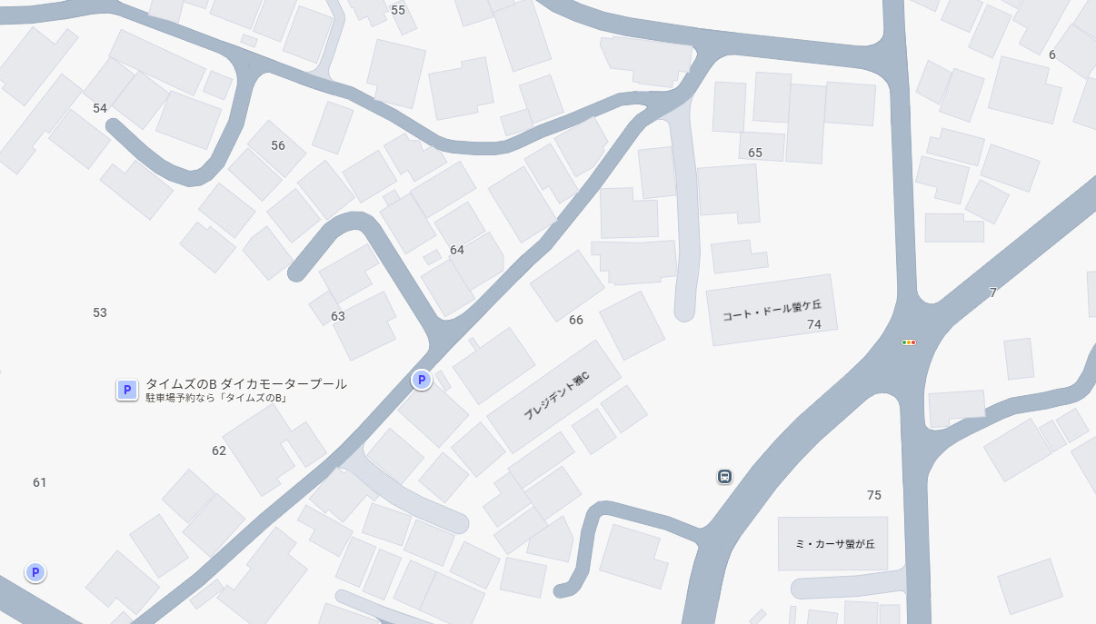 プレジデント雅　Cの地図