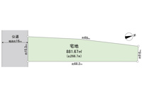 真岡市台町土地の画像