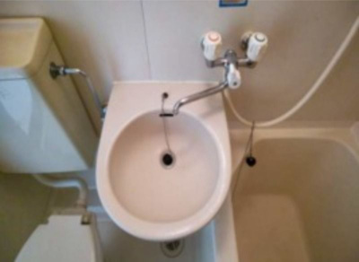 【洗面所】 | コーポクロサ | 洗面台です