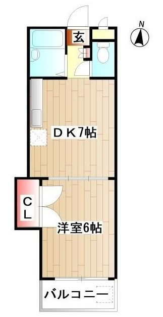 プレール都立大の間取り