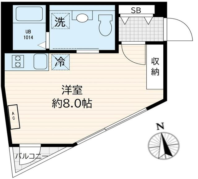 トリエールＥＢＩＳＵの間取り
