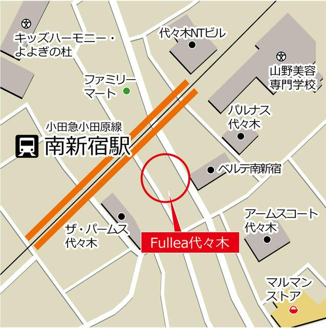 MUVA YOYOGIの地図