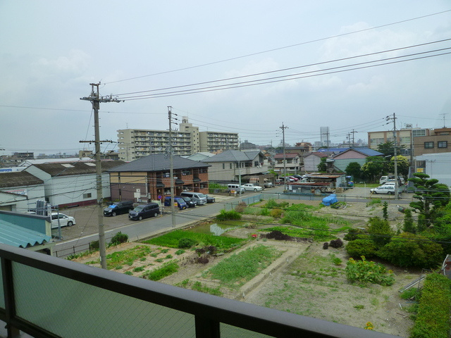 クレール大島のバルコニー
