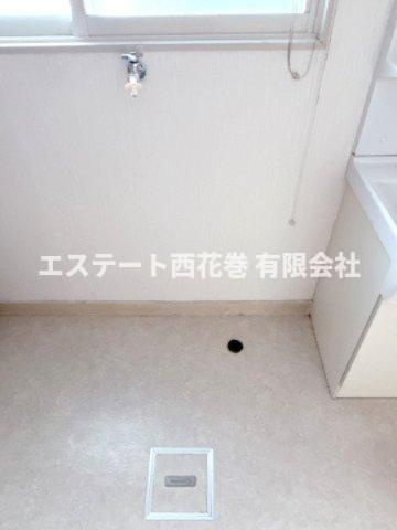 小田島貸家の設備|洗濯機置き場