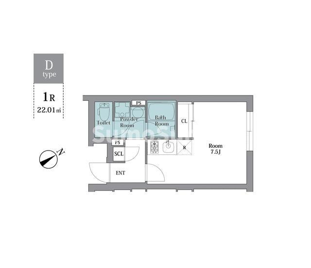 LEGALAND祐天寺の間取り