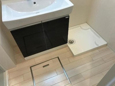 【洗面所】 | プルメリア | 洗面