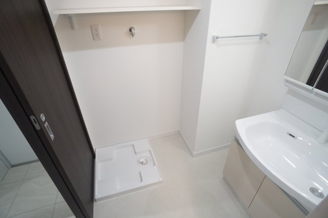 菊池郡菊陽町大字津久礼の賃貸マンションの洗面所