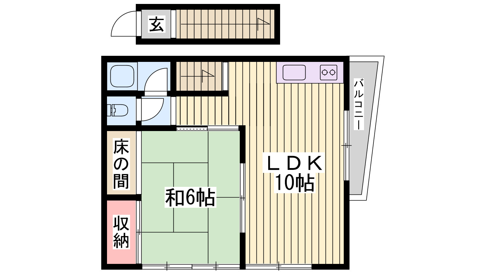 舞美荘の間取り