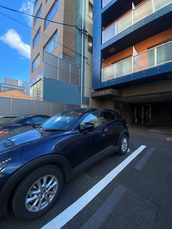 AXIS博多の駐車場