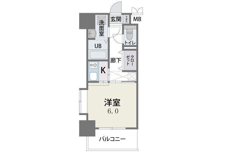 CAVANA天神の間取り