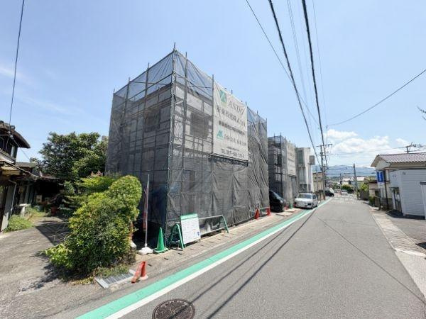 AG-HOUSE　竹の上　A棟の前面道路含む現地写真|前面道路含む現地（2026年5月撮影）