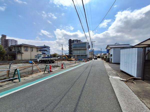 AG-HOUSE　竹の上　A棟の前面道路含む現地写真|前面道路含む現地(2026年3月撮影)