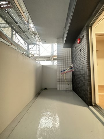 Arista箱崎のバルコニー