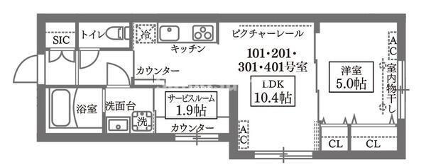 COCOCUBE GRANDE学芸大学の間取り| 
