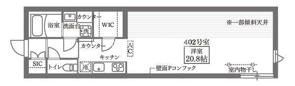 COCOCUBE GRANDE学芸大学の間取り